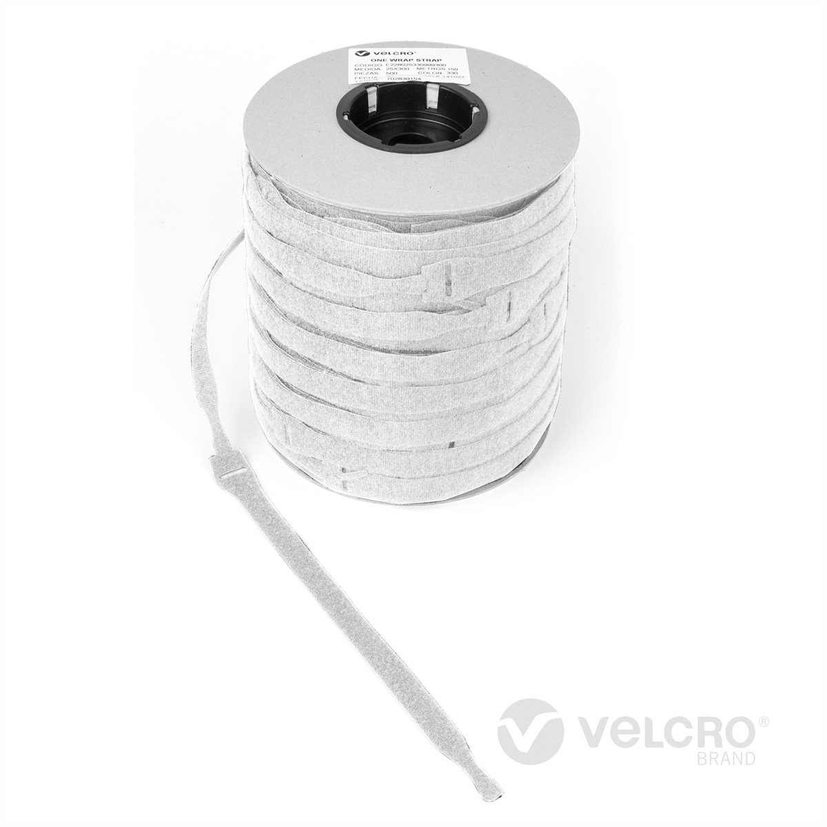 VELCRO® One Wrap® Strap 20mm x 330mm, 750 Stück, weiß Kennzeichnung und Befestigung
