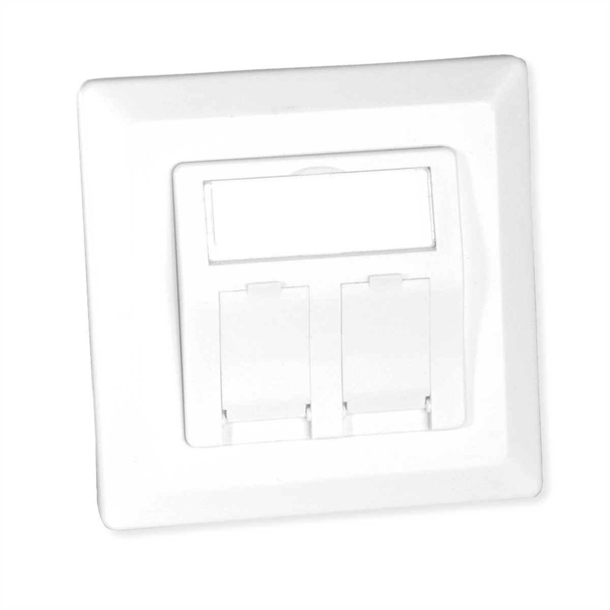 ROLINE Unterputzdose Modulaufnahme, 2fach, für Keystones