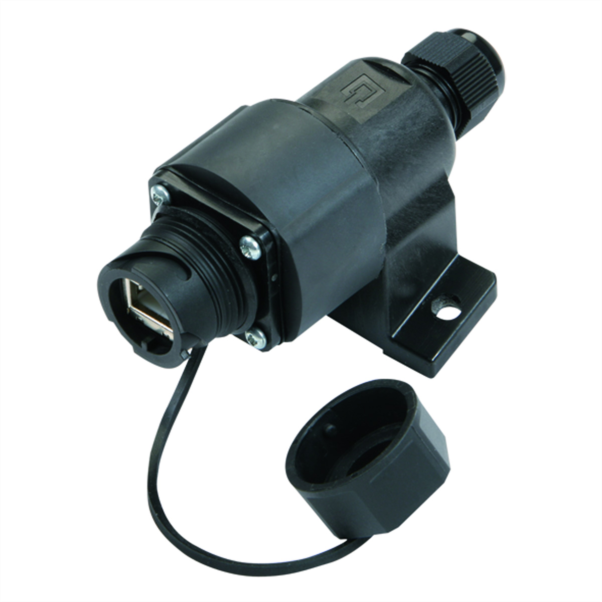 TELEGÄRTNER STX V1 AP-Dose, RJ45 Modul B Cat.6A (ISO/IEC)