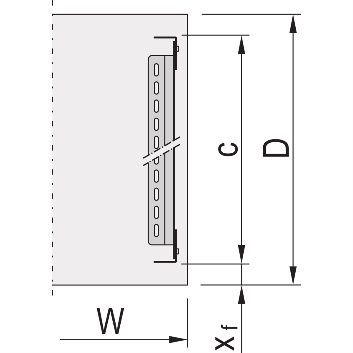 SCHROFF Gleitsch. Proline u. Eurorack, 1 Paar