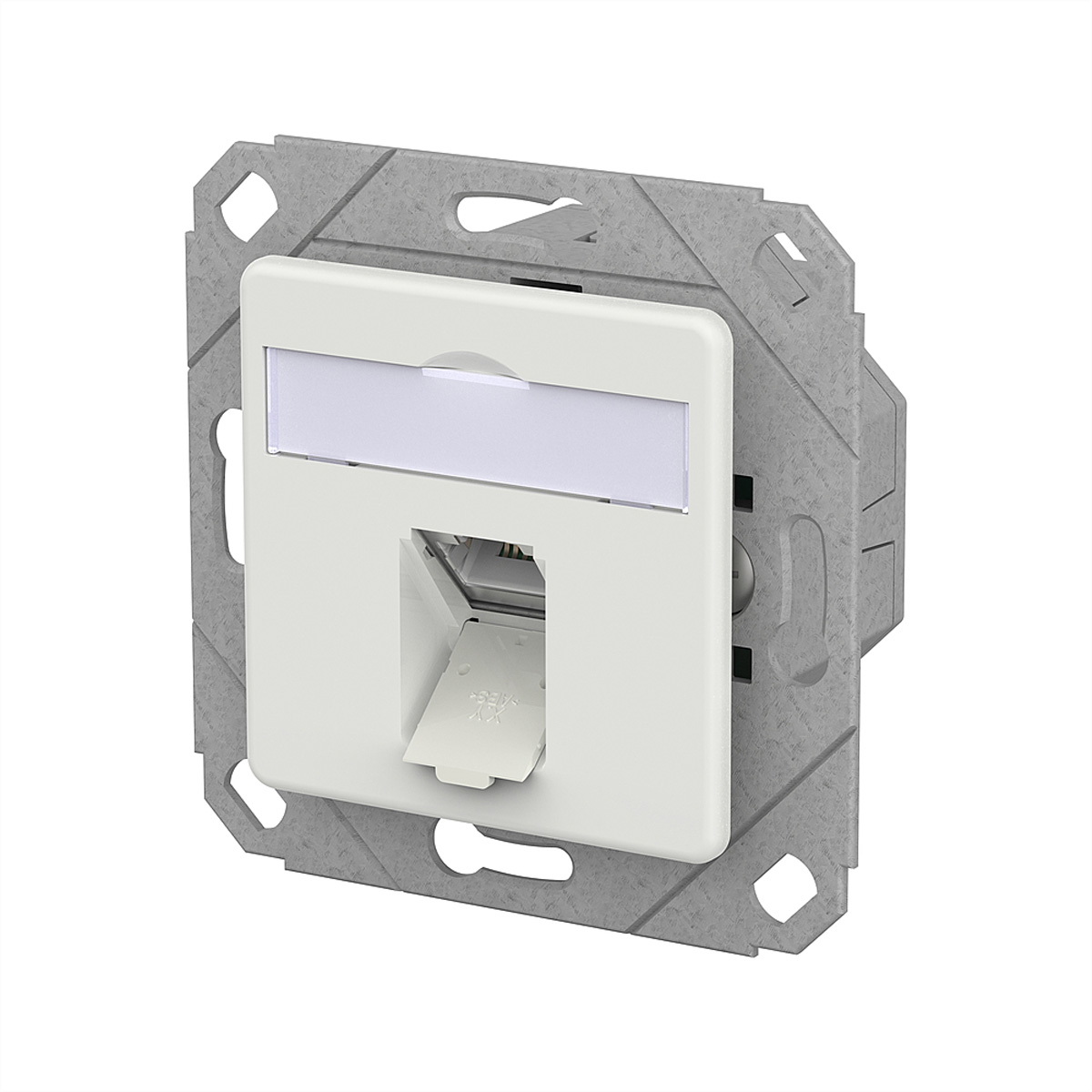METZ CONNECT E-DAT C6A IDC Dose, 1 Port, UPk, verkehrsweiß