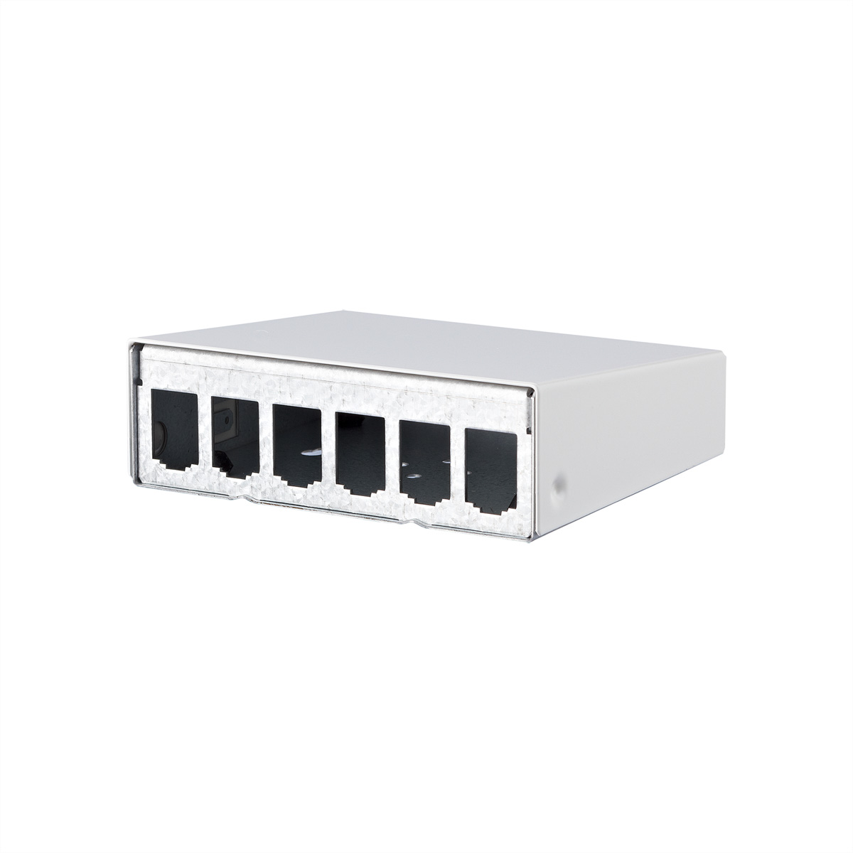 METZ CONNECT Modul AP-Gehäuse 6 Port reinweiß RAL9010 METZ CONNECT Modul AP-Gehäuse 6 Port reinweiß RAL9010