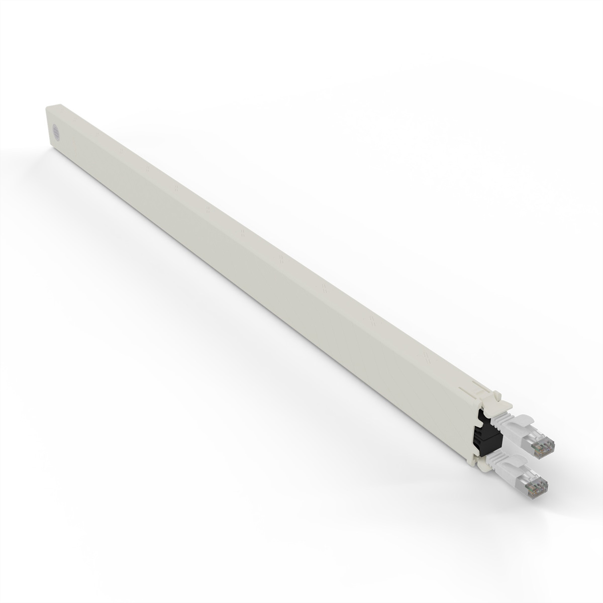 patchbox.one Kassette 30RU STP weiß Cat.6a 1,8m