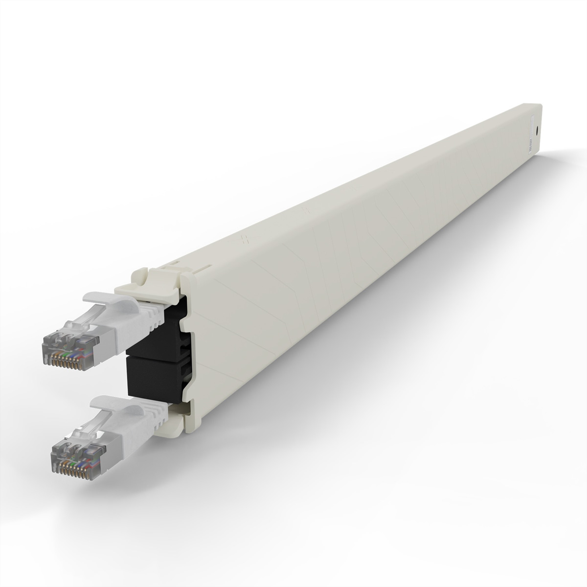 patchbox.one Kassette 30RU STP weiß Cat.6a 1,8m