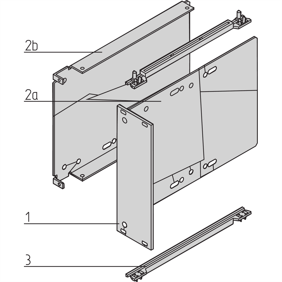 SCHROFF Laufwerkkassetten HD 1 x 3 1/2