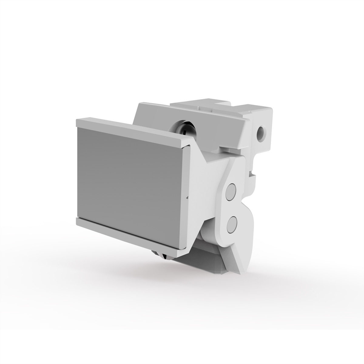 SCHROFF Aushebegriff in Trapezform, Typ 2 - TRAPEZGRIFF LP RAL7035 10STK Griffe und Füße