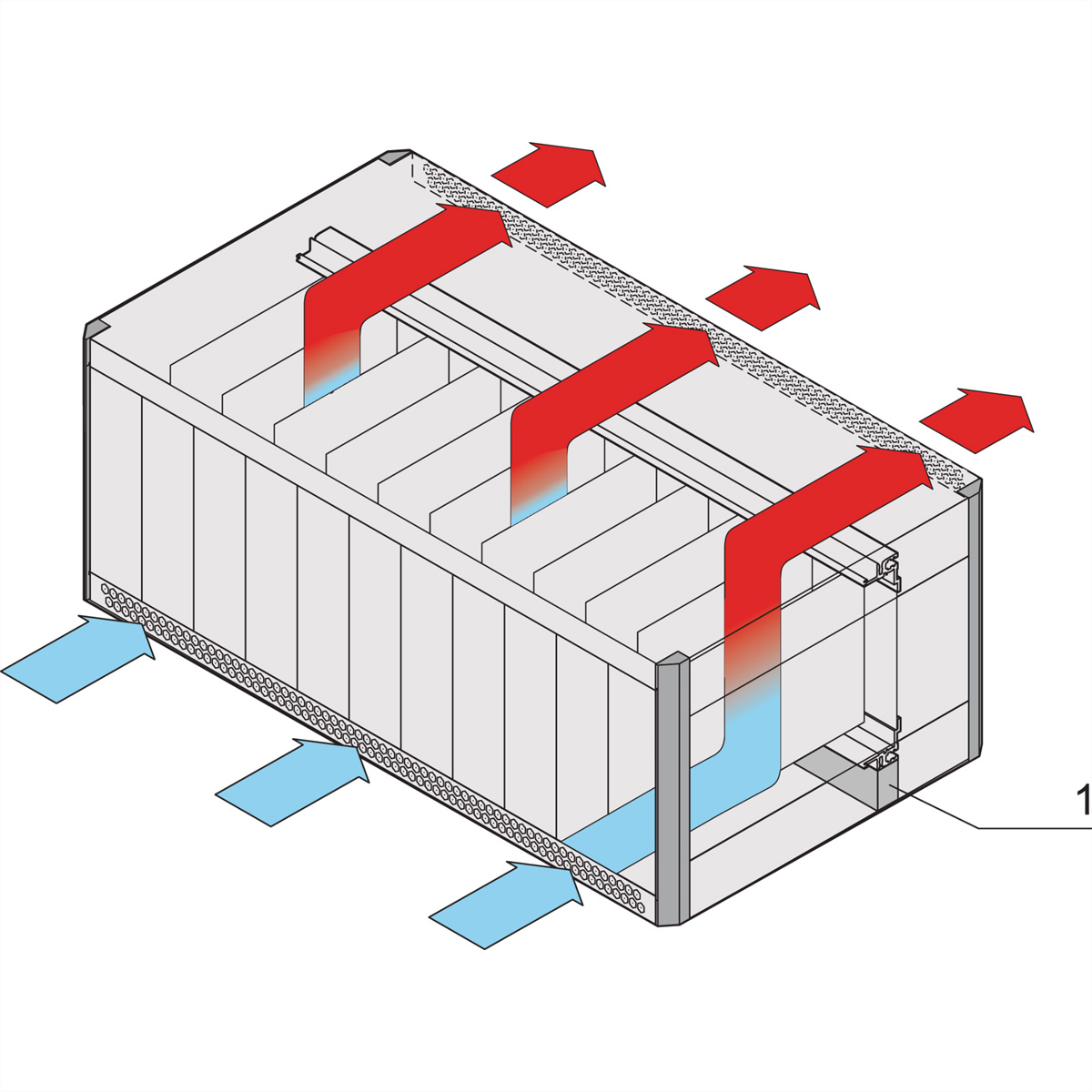 SCHROFF Schottdichtung für ratiopacPRO air - SCHOTTDICHTUNG 42TE (R/PRO)