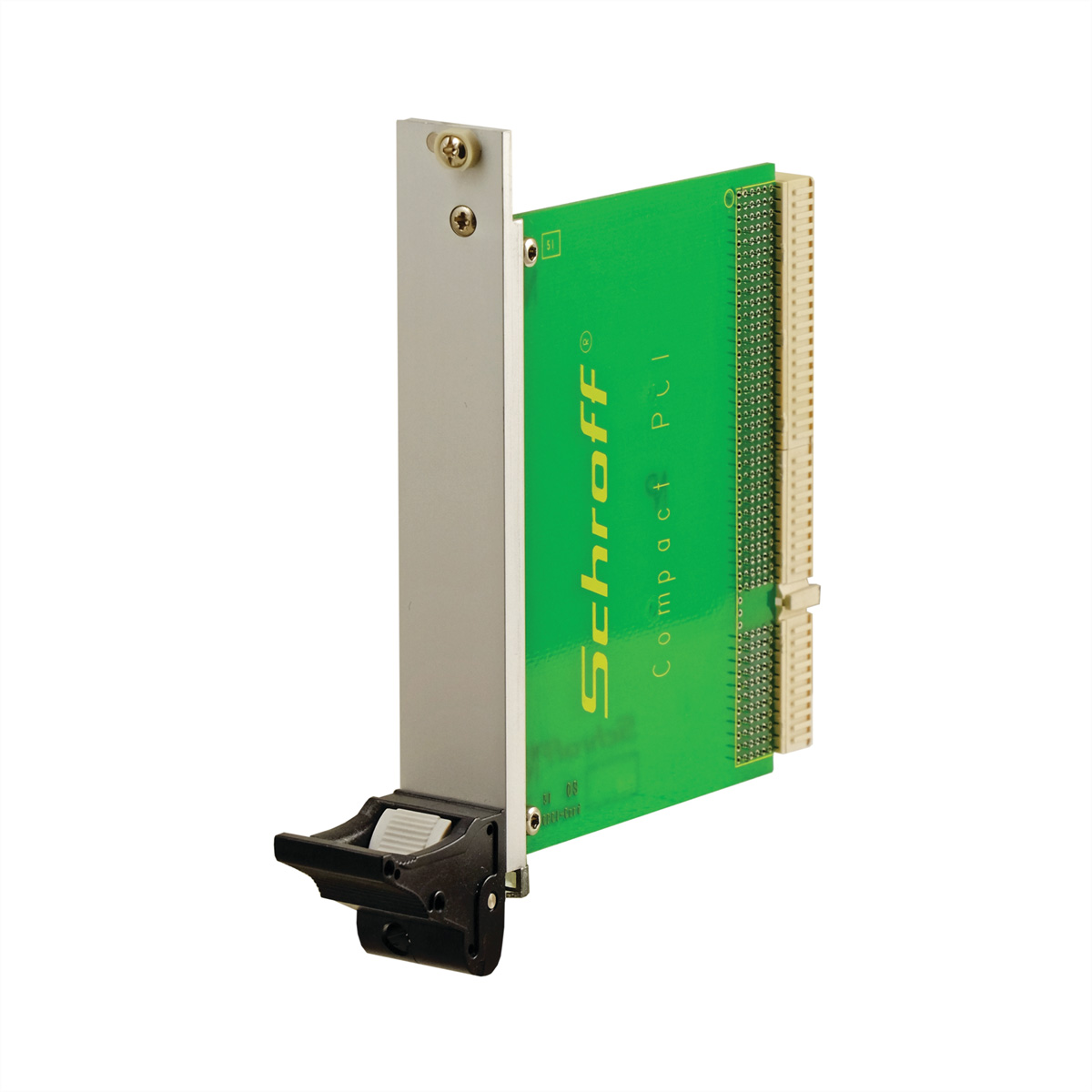 SCHROFF Steckbaugruppen mit IEL-Ein-/Aushebegriff für CompactPCI-/VME64x-Anwendungen - STECKBAUG REAR I/O 3HE 8TE Steckbaugruppen