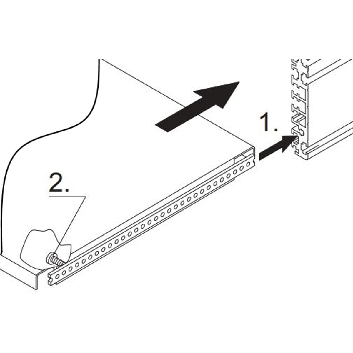 SCHROFF Montageplatte - CHASSISPLATTE 150T, SCHROFF 20860107 (BILD2)