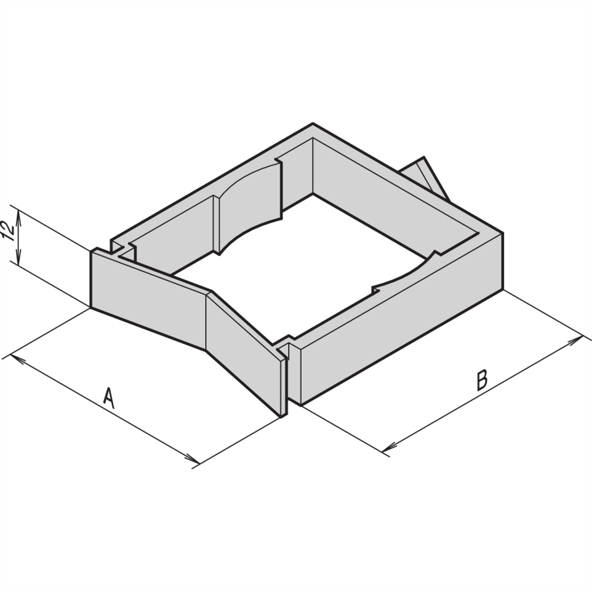 SCHROFF Kabelöse - KABELOESEN TYP2 38X25 25STK