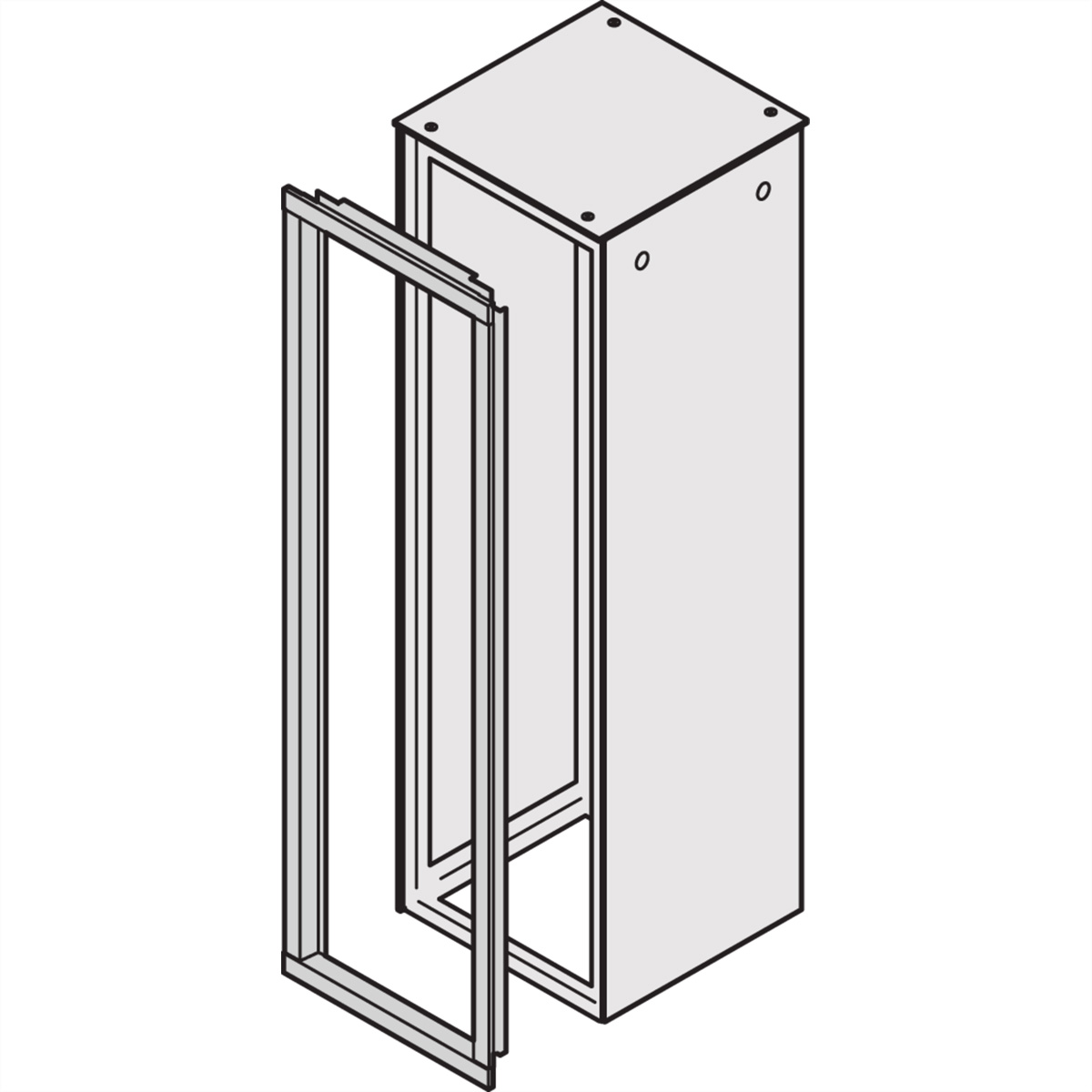 SCHROFF Dekorahmen - DEKO RAHMEN 1200H 600B 7021 Varistar