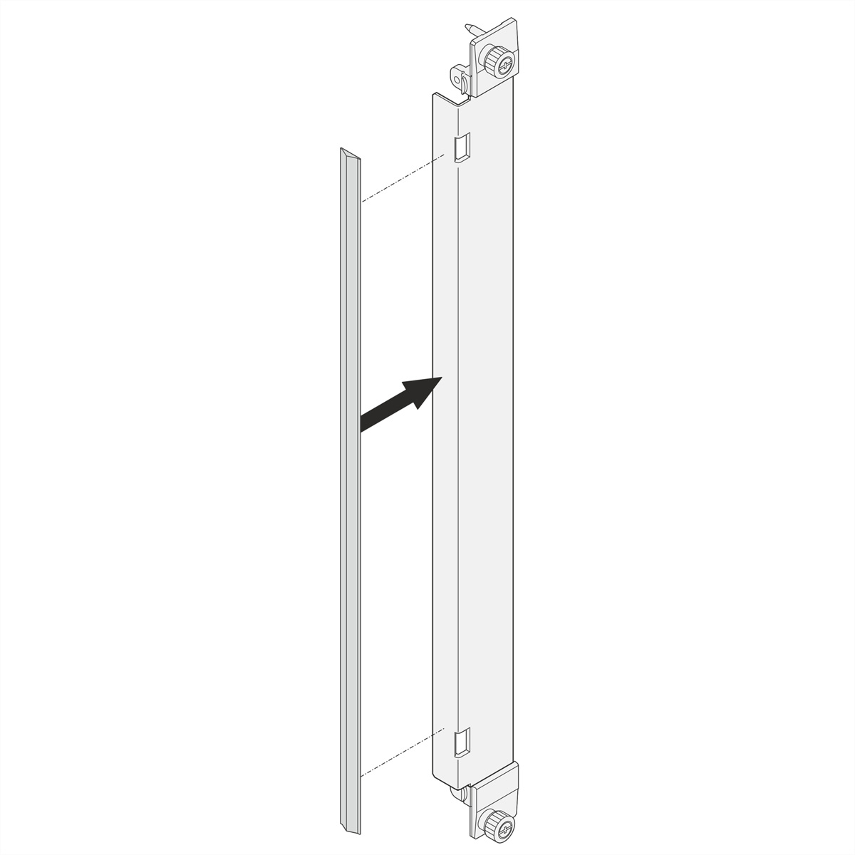 SCHROFF Mesh-Dichtung, selbstklebend für AdvancedTCA- Frontplatten - DICHTUNG EMC 2,3H 299L 10STK AdvTCA-Zubehör