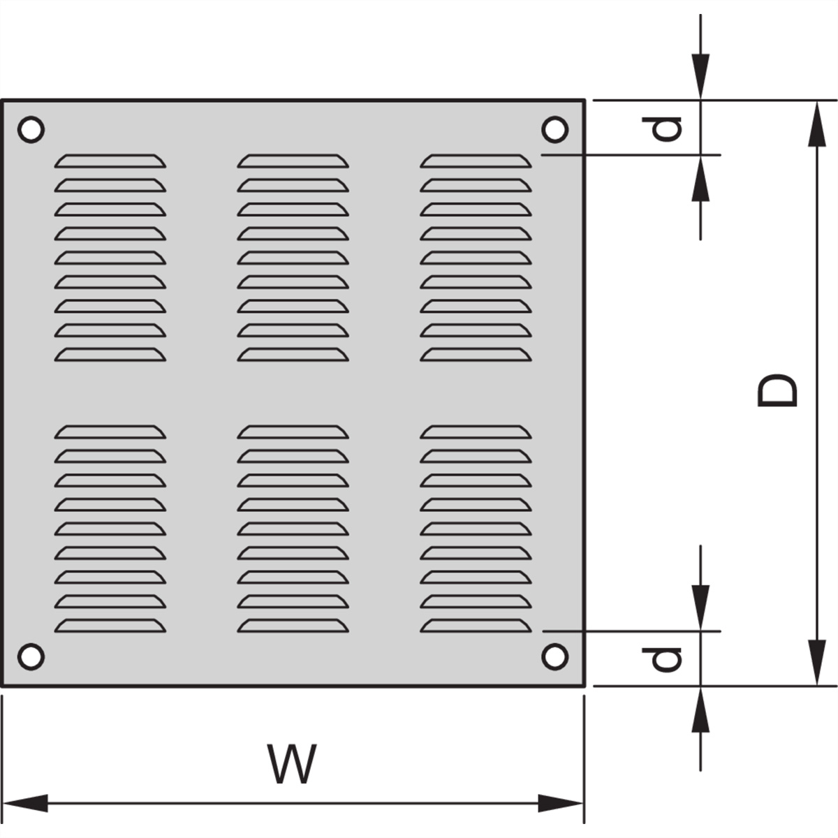 SCHROFF Dach, gekiemt, RAL 7021 - DACH M.KIEMEM 600B 900T 7021