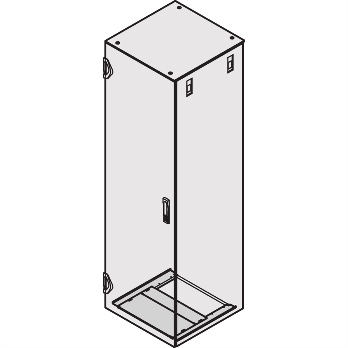 SCHROFF Bodenblech, mehrteilig - BODENBL.VARI.600B 900T 7021 Varistar