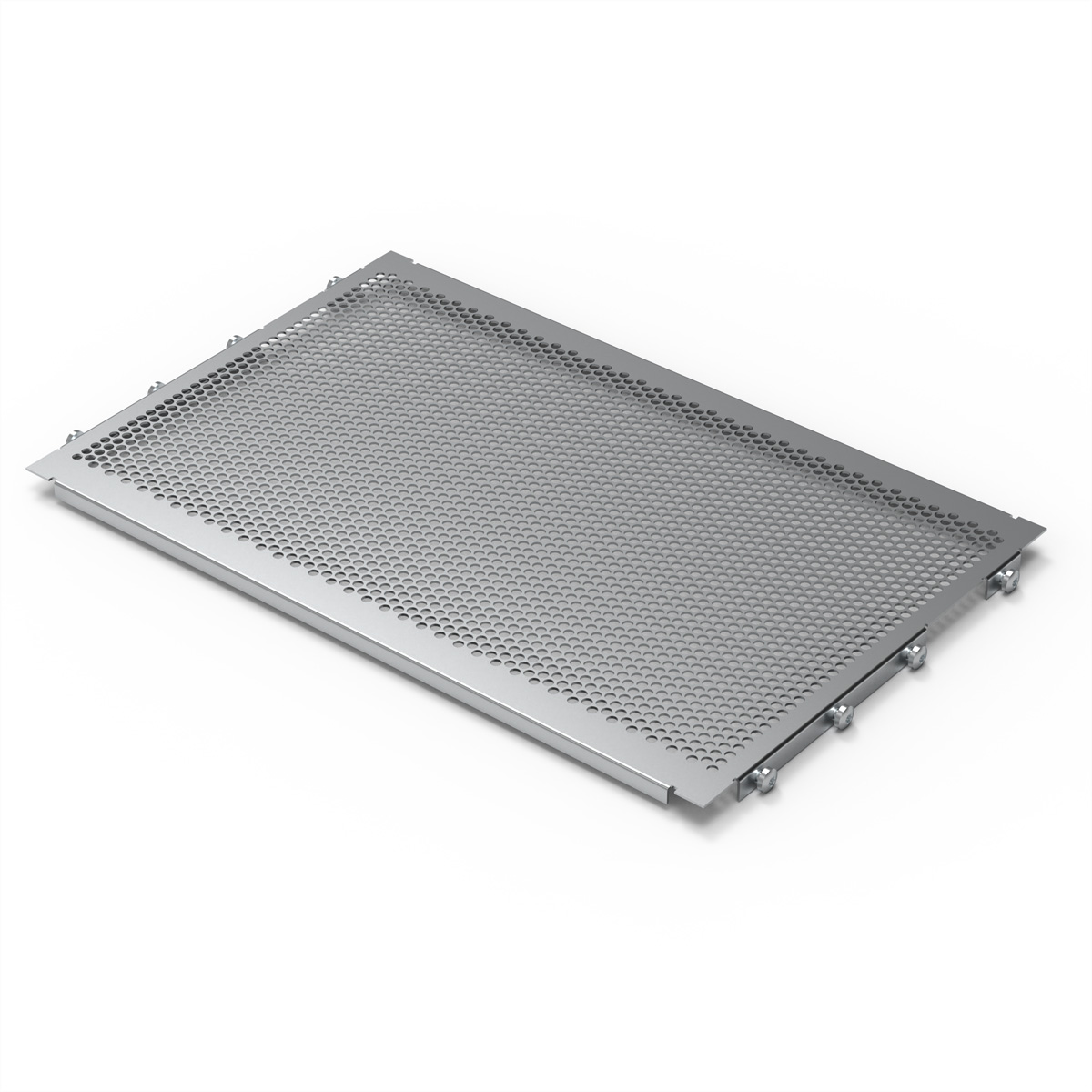 SCHROFF Abdeckblech für Anschraubung an die Seitenwand, 275 mm tief (CompactPCI) - ABDECKBLECH EMC 63TE 275T 2ST