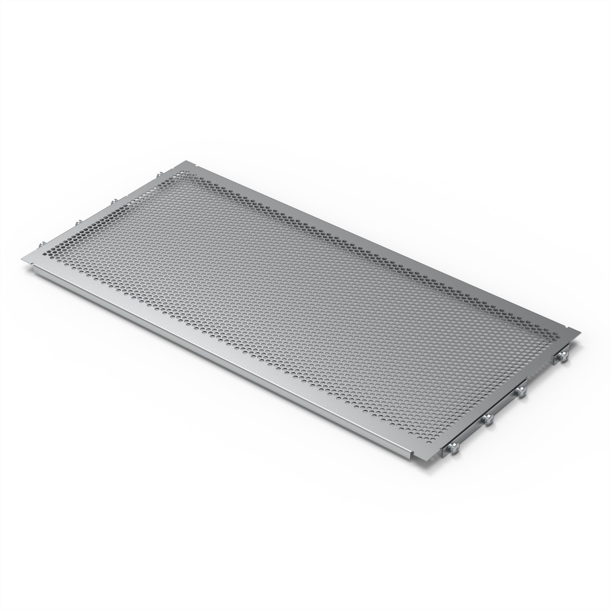 SCHROFF Abdeckblech für Anschraubung an die Seitenwand, 275 mm tief (CompactPCI) - ABDECKBLECH EMC 84TE 275T 2ST