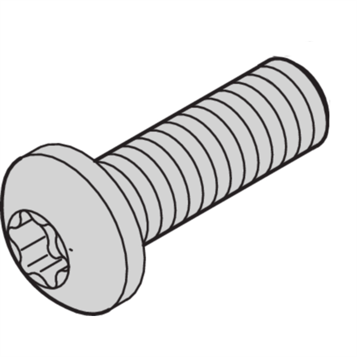 SCHROFF Torx-Linsenkopfschraube - NTS TORXSCHR M4X14 24560131 (BILD2)