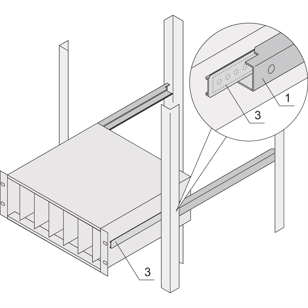 SCHROFF 24562474 Profilschiene 2 St.