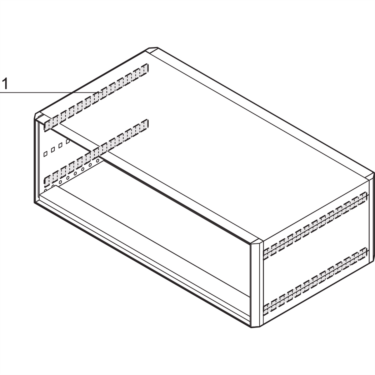 SCHROFF EMV-Dichtung Seitenwand - Abdeckblech - KONTAKTSTREIF.ADBL-SW 255T(4) Ratiopac PRO