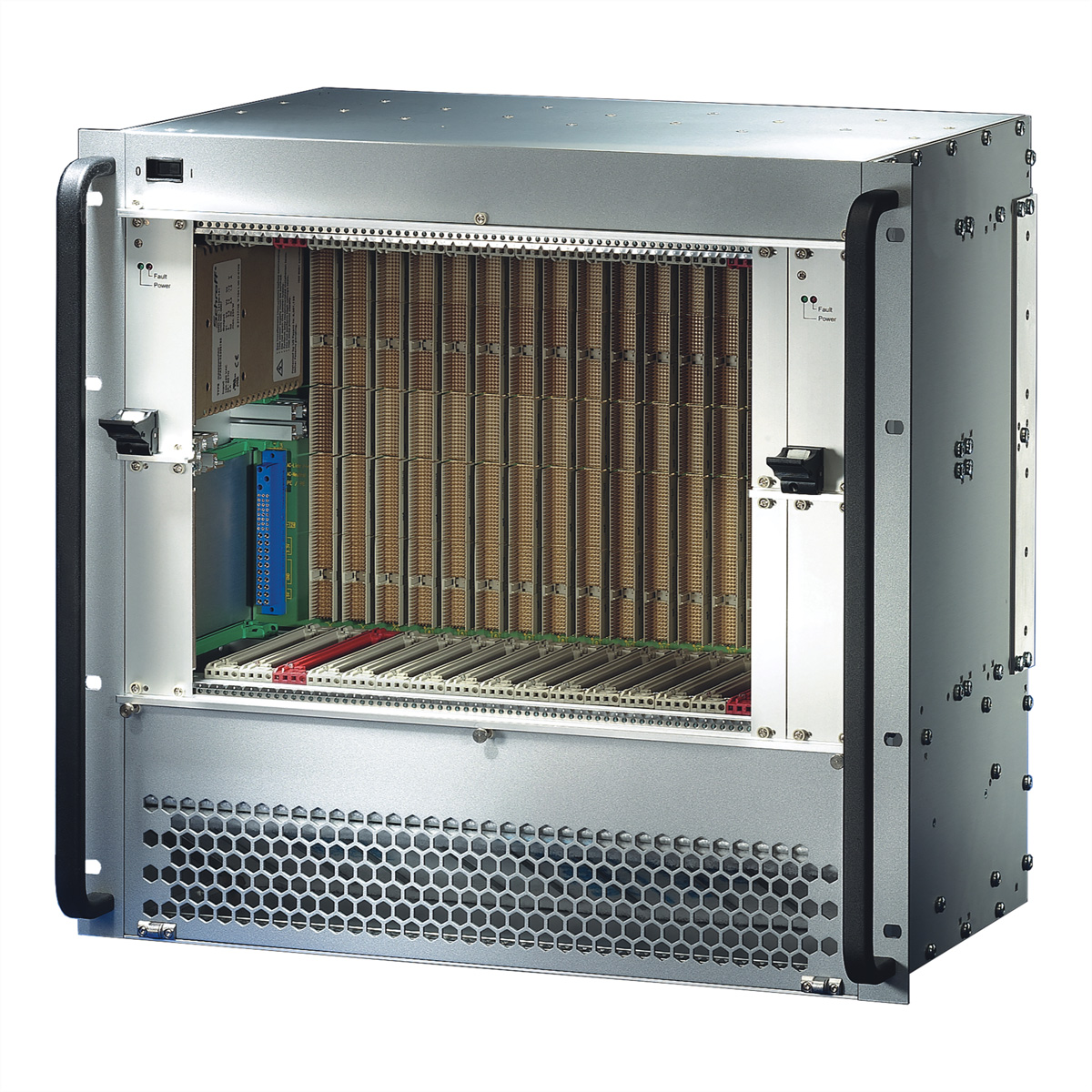 SCHROFF Einschubsystem mit PSB Busplatine 6 HE mit Rear I/O für 19