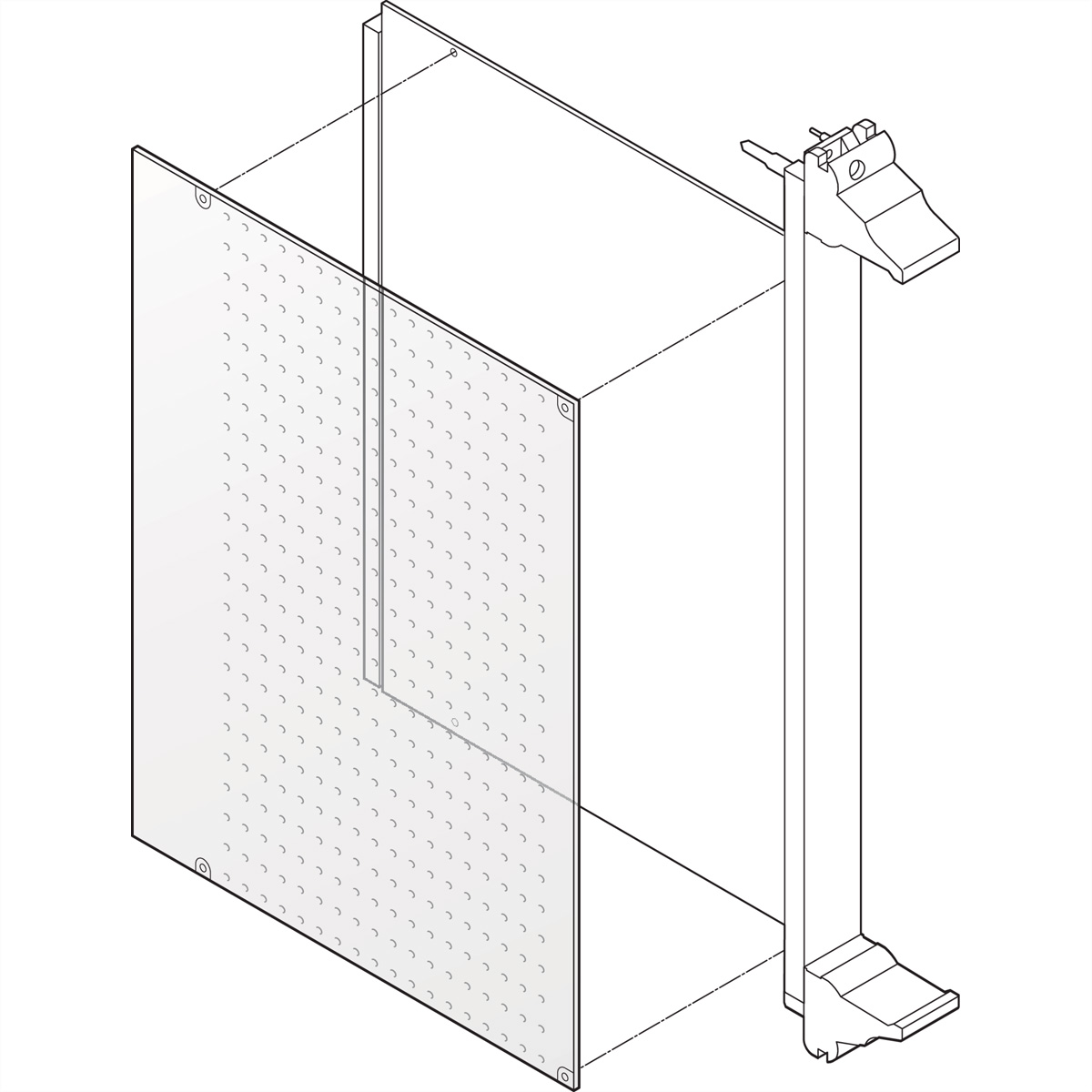SCHROFF Lötseitenabdeckungen (Solder Side Cover) - LEITERPLATTENABDECK.6HE 80T
