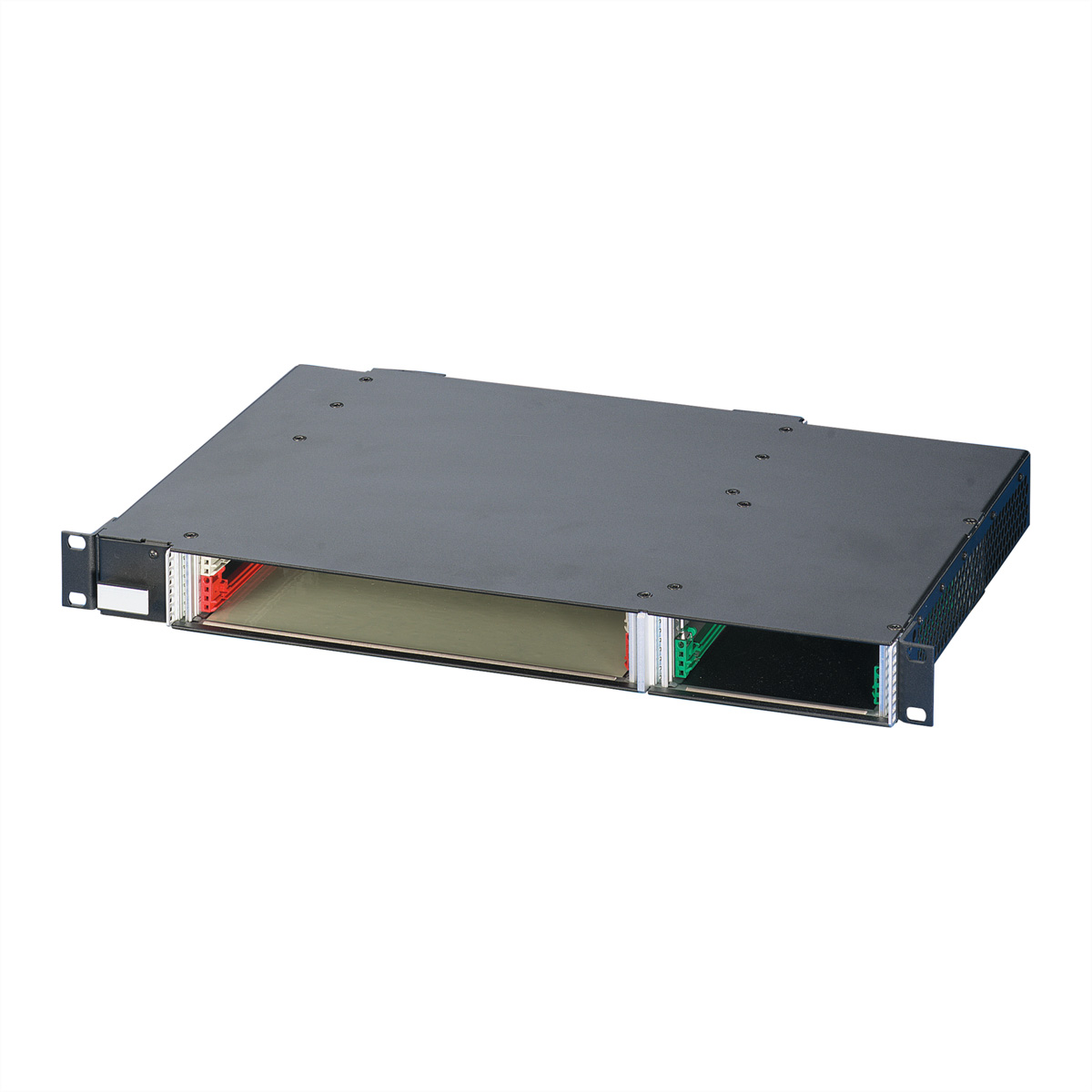 SCHROFF 1 HE, 2 Slot, mit Rear I/O, für 19