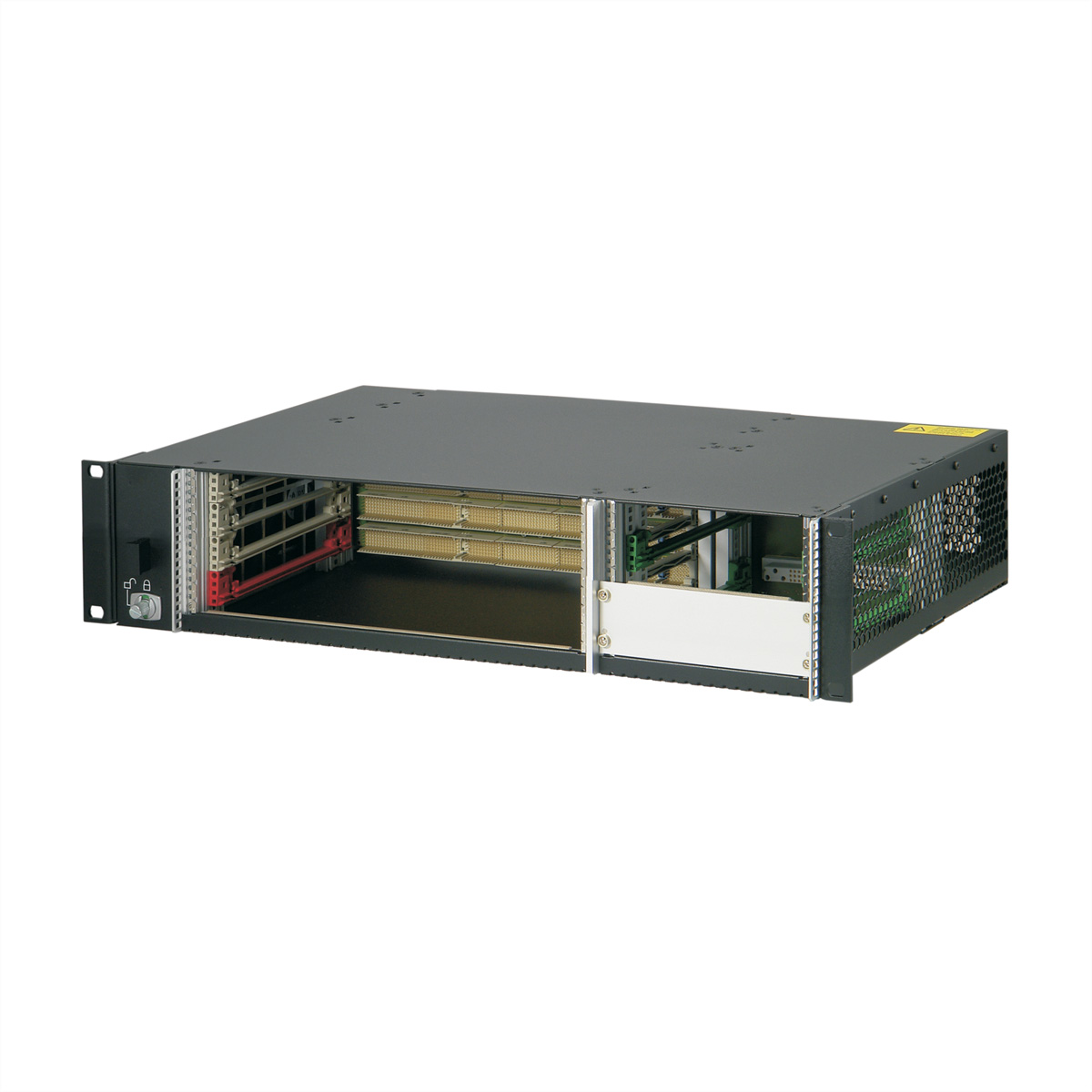 SCHROFF 2 HE, 4 Slot, mit Rear I/O, für 19