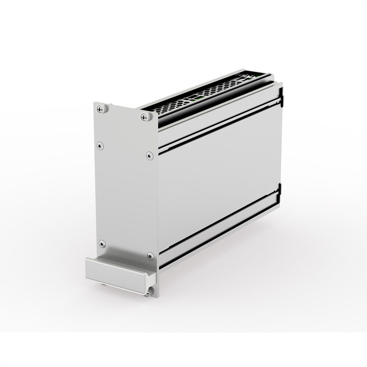 SCHROFF Kassetten PRO 3 HE-Bausätze, Frontplatte ungeschirmt - KAS S1 FS 3HE 10TE 167T Kassetten