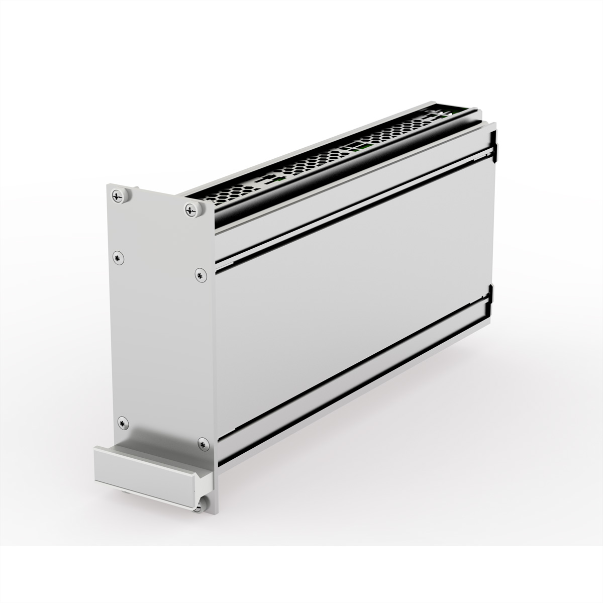 SCHROFF Kassetten PRO 3 HE-Bausätze, Frontplatte ungeschirmt - KAS S1 FS 3HE 10TE 227T Kassetten