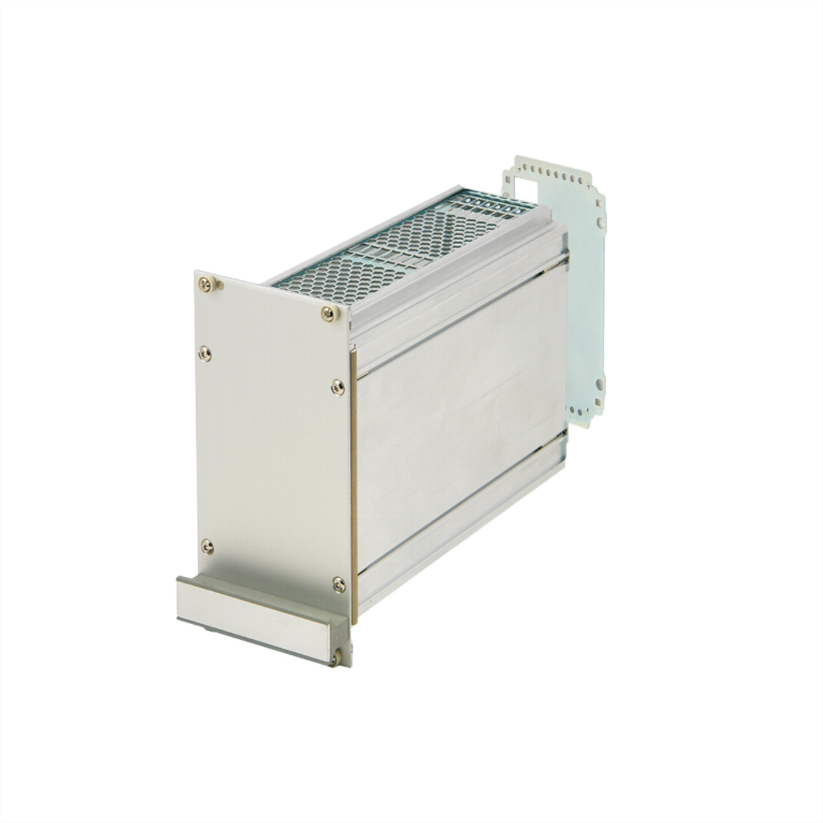 SCHROFF Kassetten PRO 3 HE-Bausätze, Frontplatte geschirmt (Textildichtung) - KAS S1 FS EMV 3HE 8TE 167T