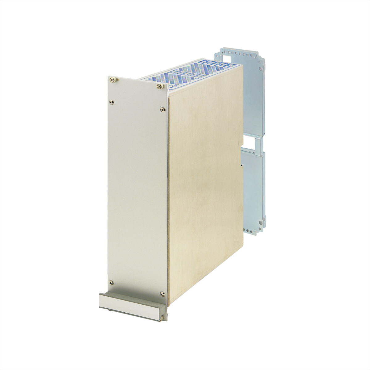 SCHROFF Kassetten PRO 6 HE-Bausätze, Frontplatte geschirmt (Textildichtung) - KAS S1 FS EMV 6HE 8TE 167T Kassetten