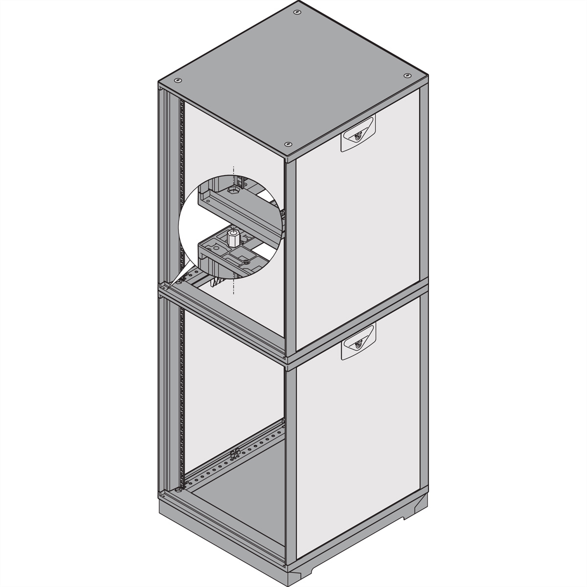 SCHROFF 27230112 Geräteboden Einbausatz 2 St.