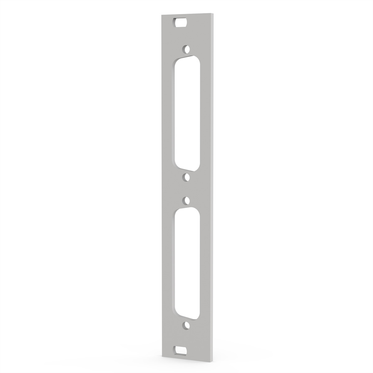 SCHROFF Frontplatte SUB-D Ausbruch - TEILFRONTPL.3HE 4TE 2X25 DC 19