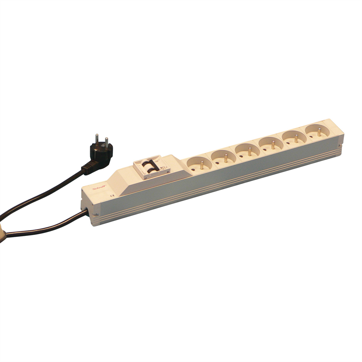 SCHROFF UTE-Steckdosenleiste - STECKDL.UTE 6DO.SI 438,5LG Steckdosenleiste