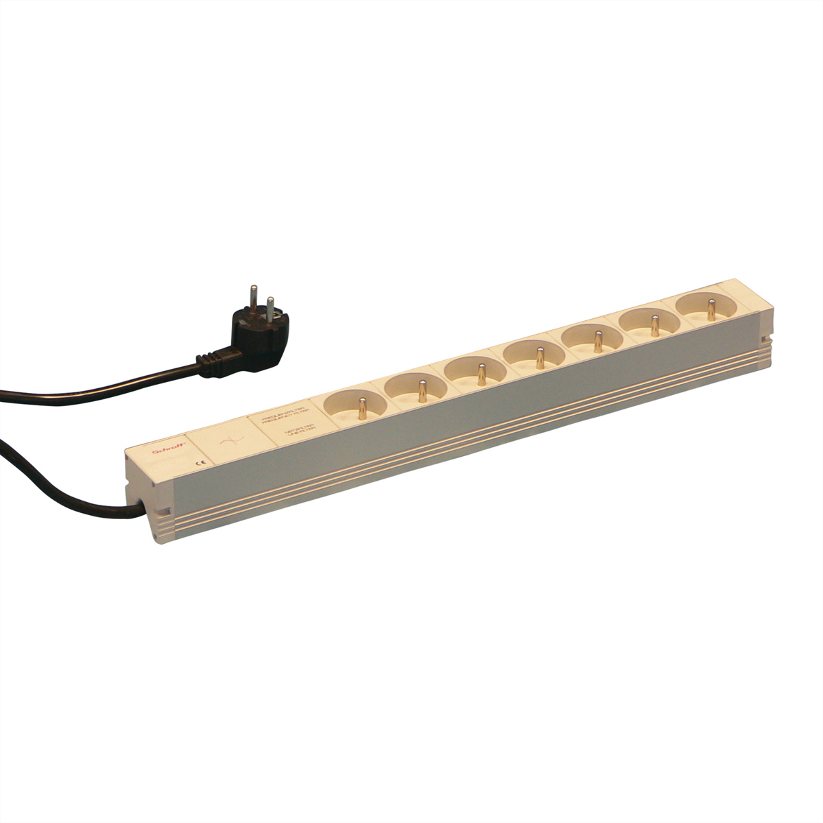 SCHROFF UTE-Steckdosenleiste - STDL.UTE 7DO.NETZFILT.438.5L Steckdosenleiste