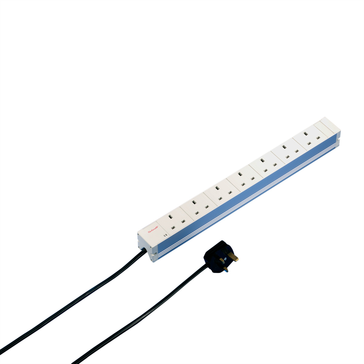 SCHROFF BS-Steckdosenleiste - STDL.BS 6D.+SCHALTER 438,5L Steckdosenleiste