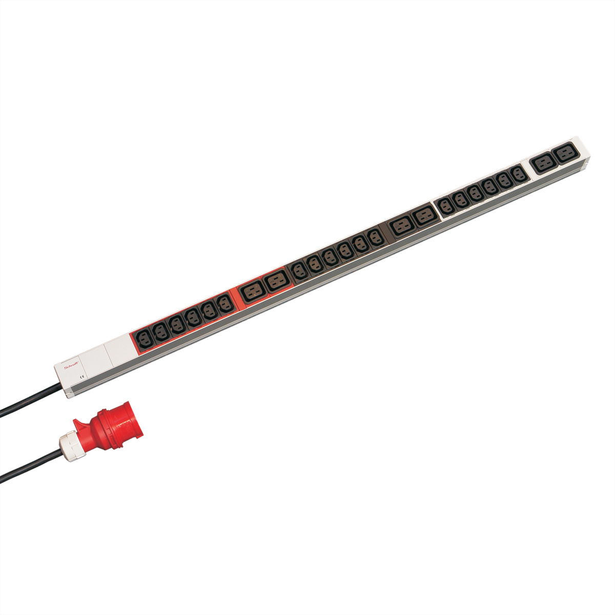 SCHROFF IEC-Steckdosenleiste, 3 Phasen - STDL.3P 18XC13 6XC19 947,5LG Steckdosenleiste