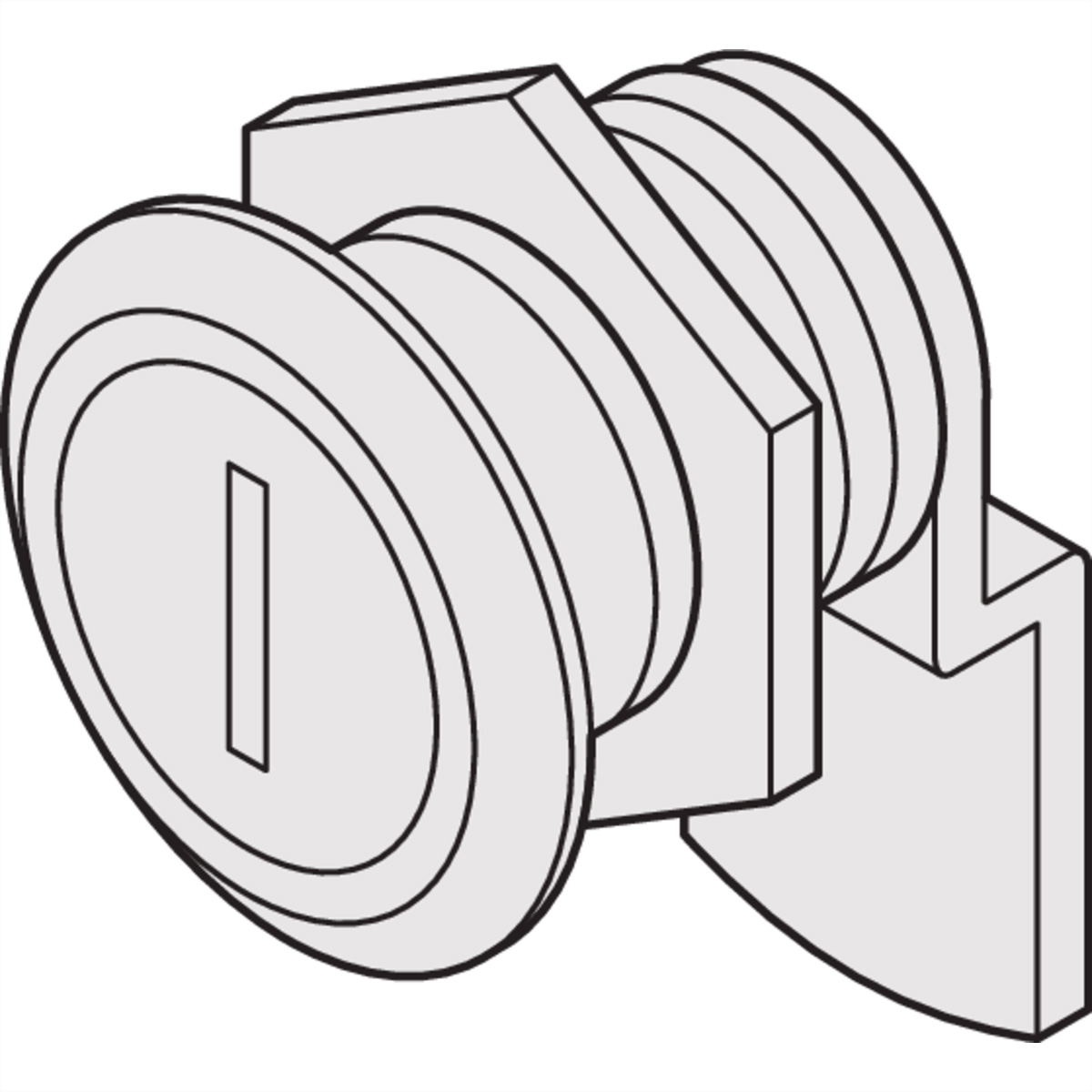 SCHROFF Schliesseinsatz 2233-X (im Standard-Lieferumfang enthalten) - SCHLIESSEINSATZ STANDARD