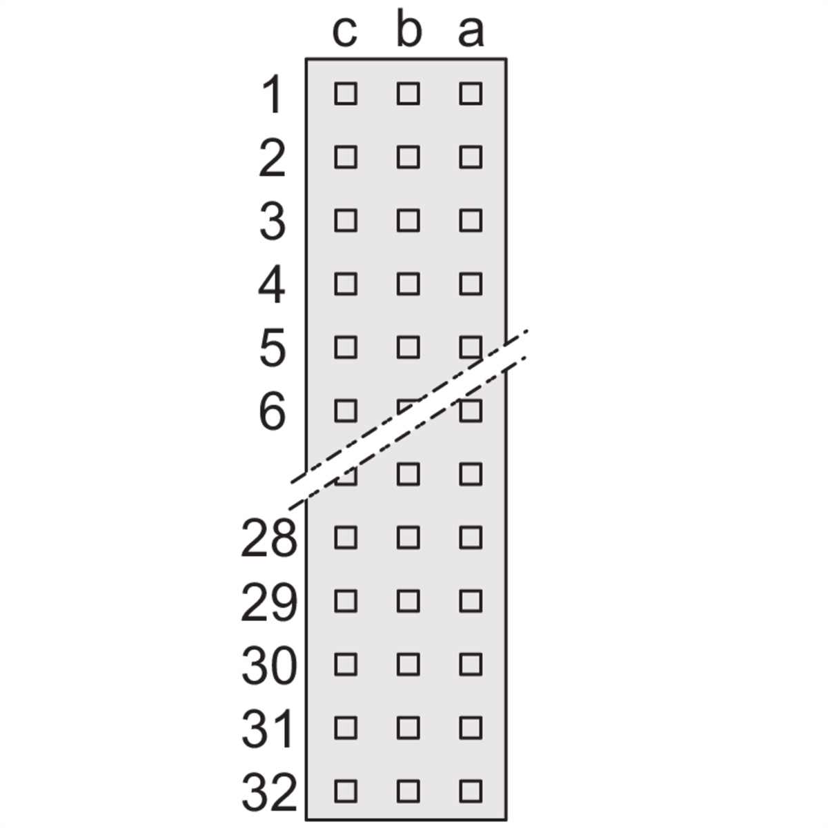 SCHROFF Federleiste - FEDERLEISTE C64 EINLOET.4