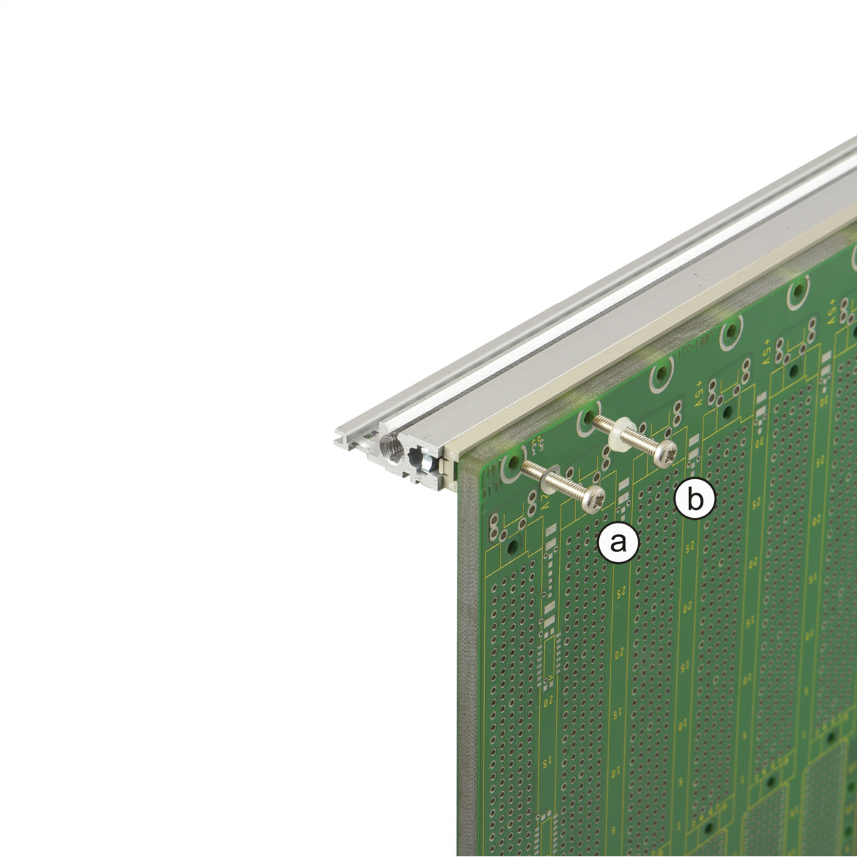 SCHROFF BUSPLATINE 5SLOT VME J2 SMD