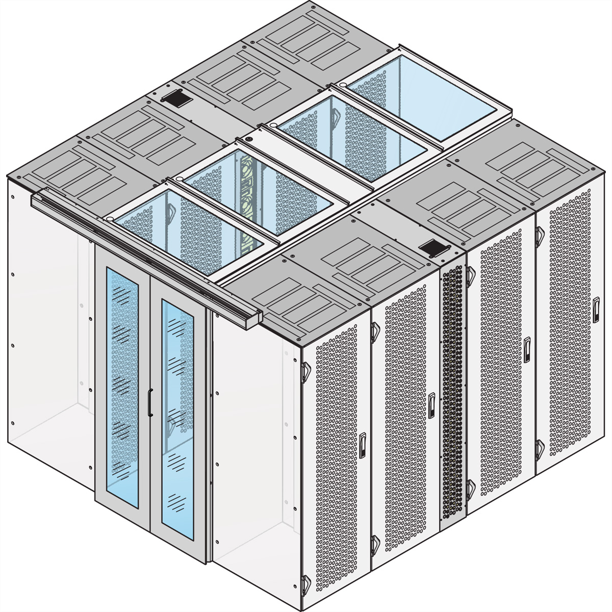 SCHROFF EINHAUSUNG DACH 1200B 300T Varistar