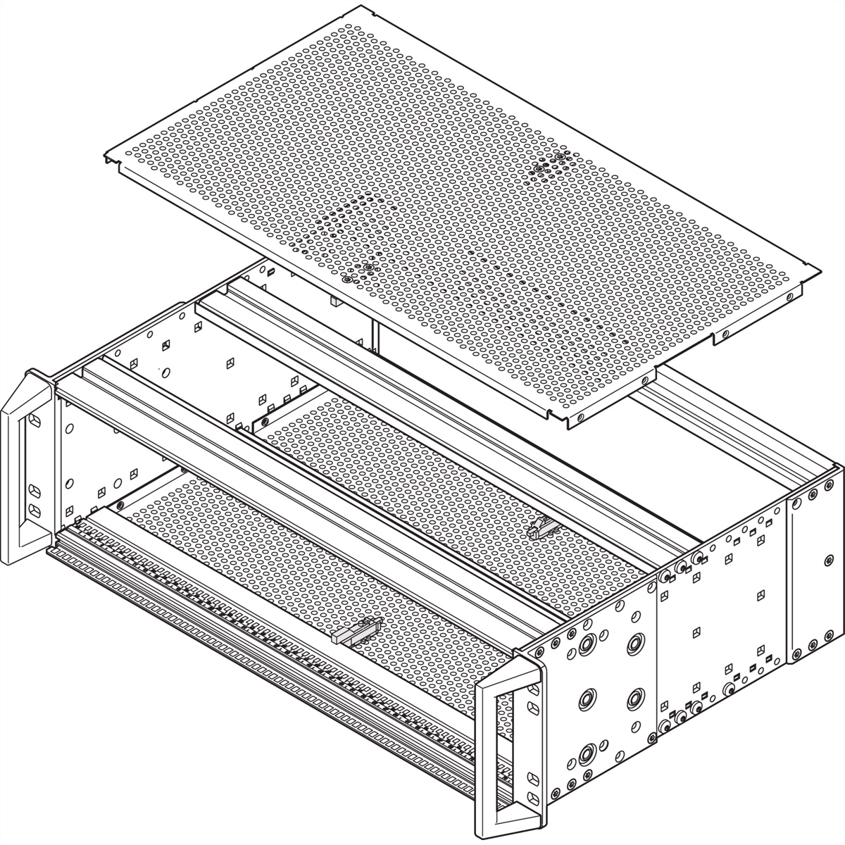 SCHROFF ABDECKBL.R 84TE 355T220(2ST)