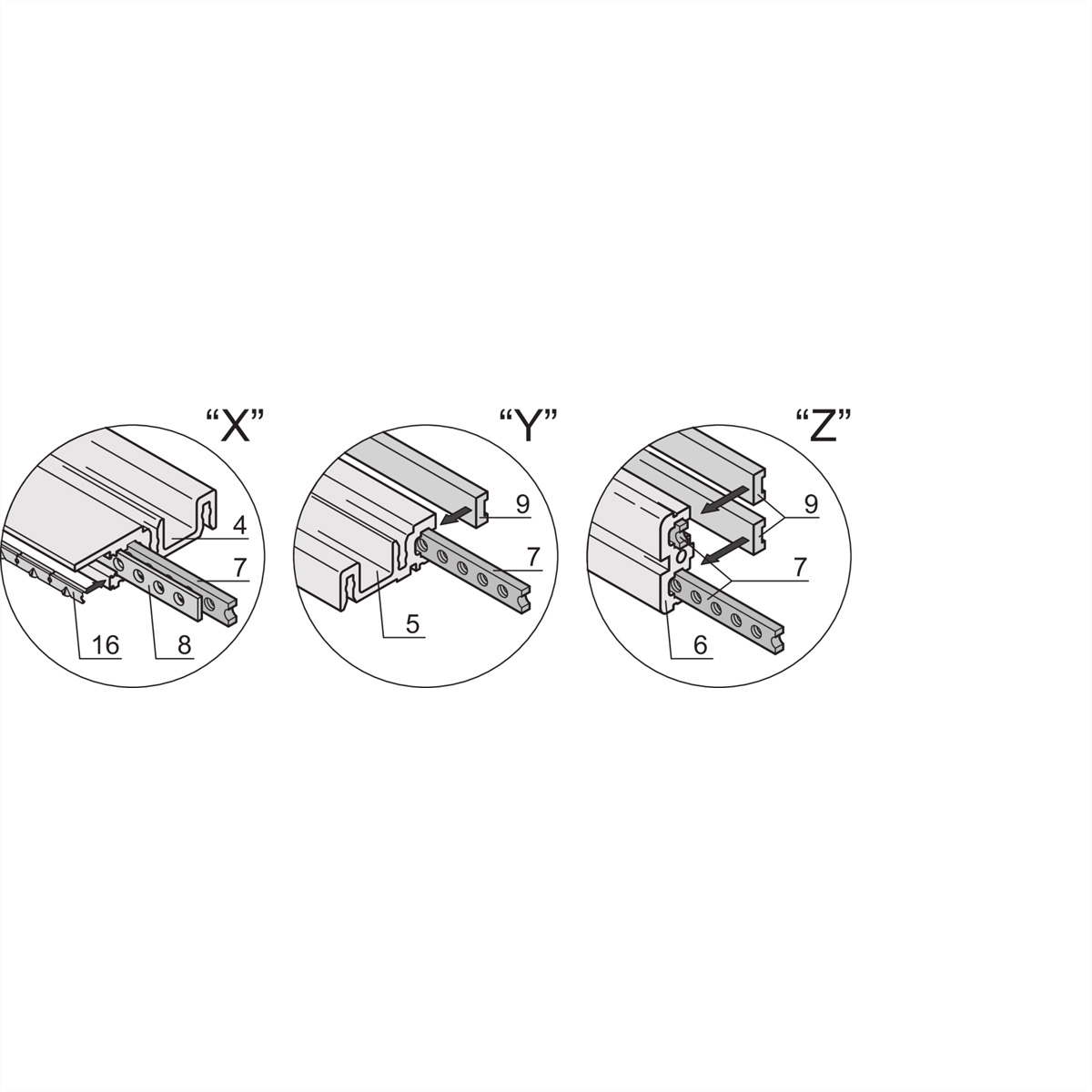 SCHROFF RAT.AIR WI GR 3/4HE 84TE 495T
