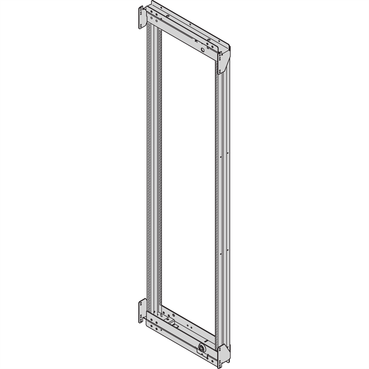 SCHROFF SCHWENKRAHMEN 24HE 600B 120° 7021 Varistar