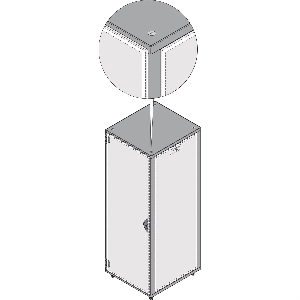 SCHROFF DICHTUNG SET IP40 20HE 1000T