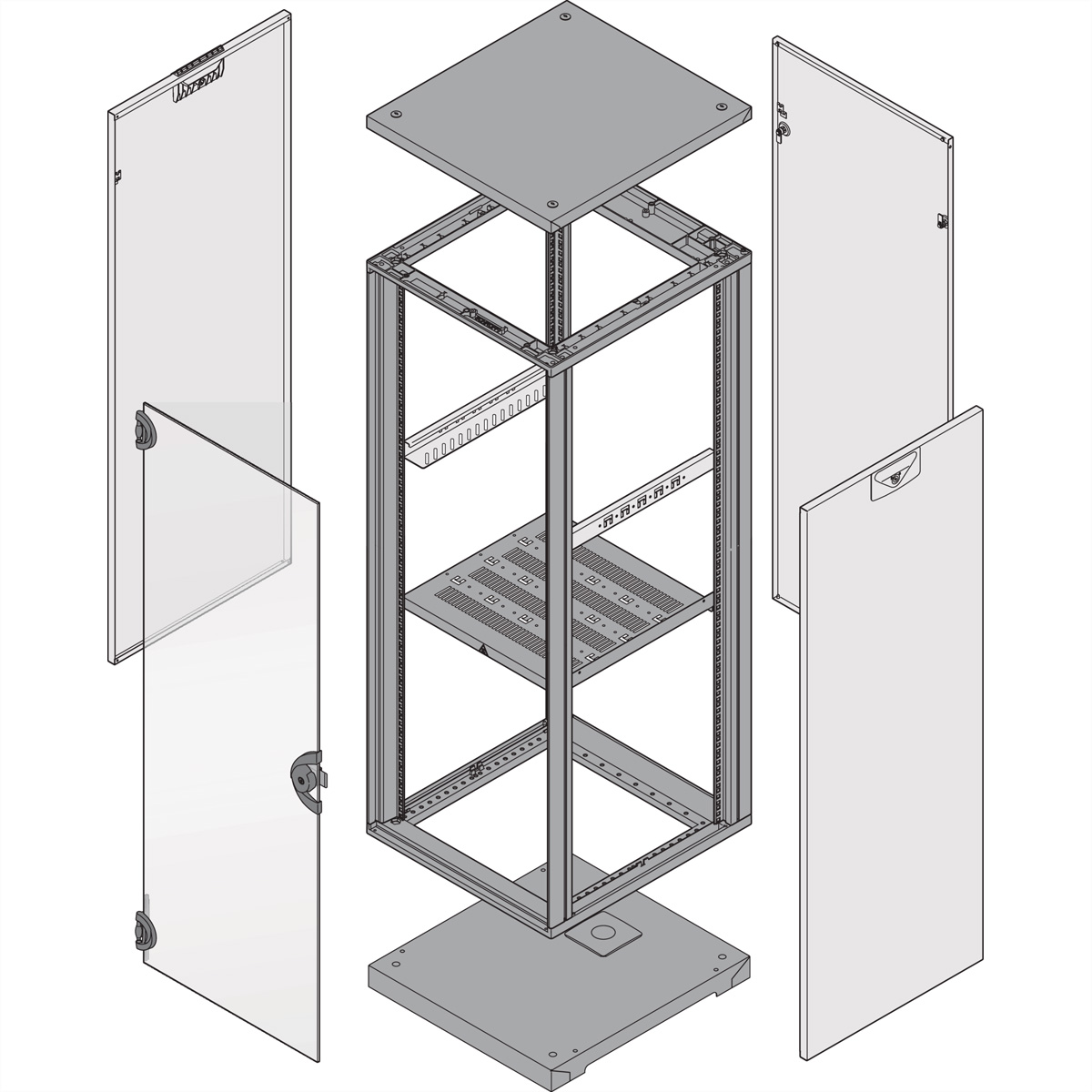 SCHROFF DICHTUNG SET IP40 20HE 1000T