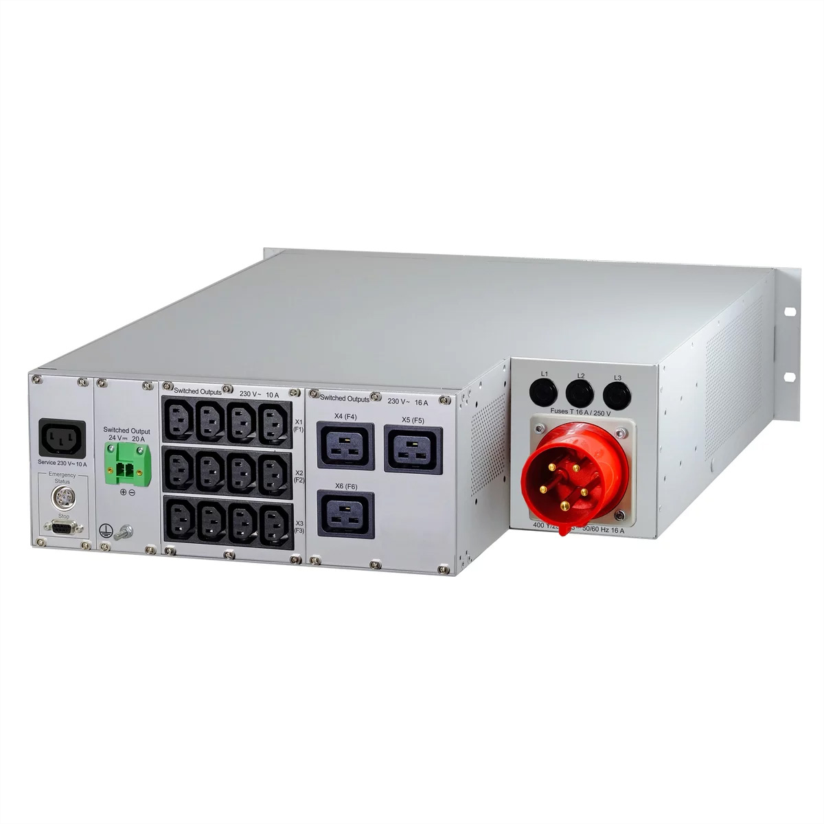 SCHROFF Rack Safety Plus, 3 HE, 400 V AC, CEE