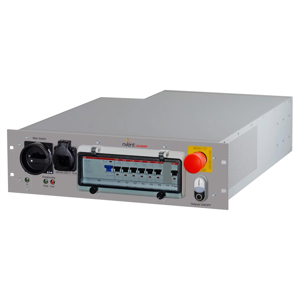 SCHROFF Rack Safety Plus, 3 HE, 230 V AC, CEE 19