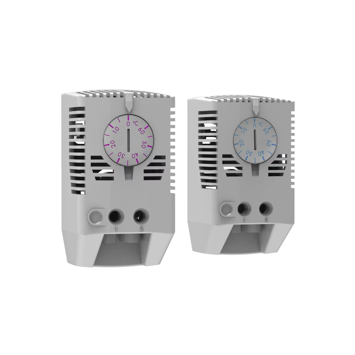 SCHROFF Thermostat mit SCHUKO/UTE Stecker Netzkabel für Kühlung, 230 VAC