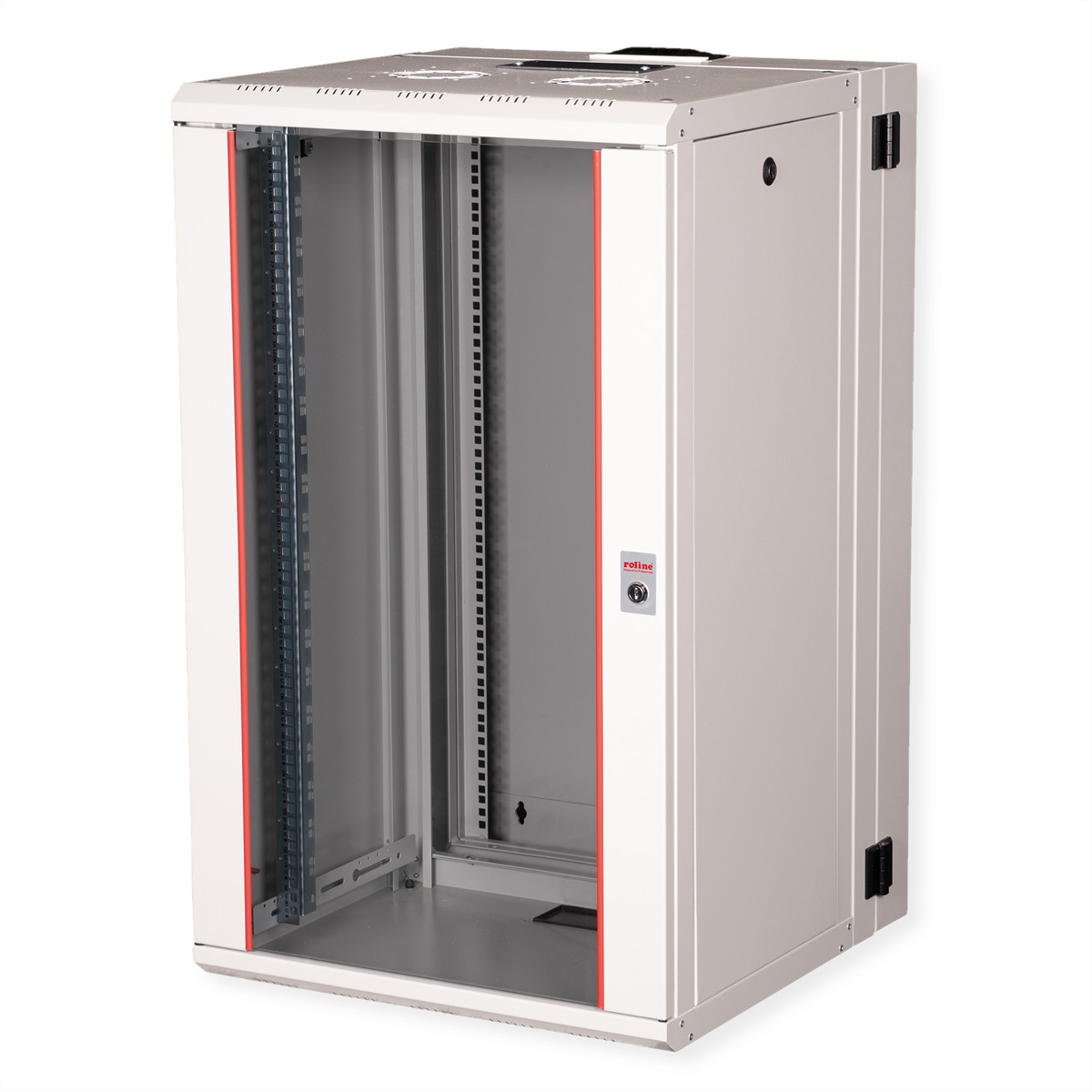 ROLINE 19-Zoll Wandgehäuse Pro 20 HE, 600x600 BxT zweiteilig schwenkbar grau